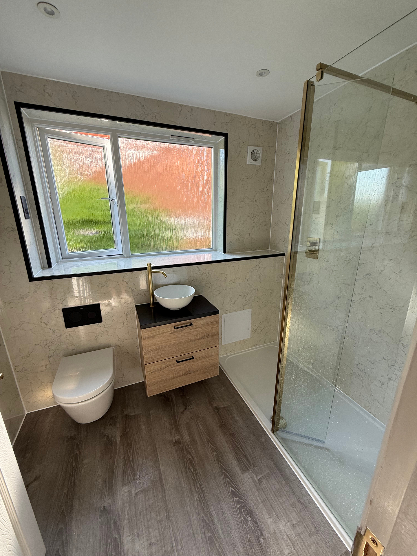 Complete bathroom transformation